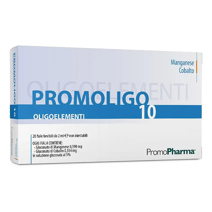 PROMOLIGO 10 MANGANESE/COBALTO 20 FIALE 2 ML