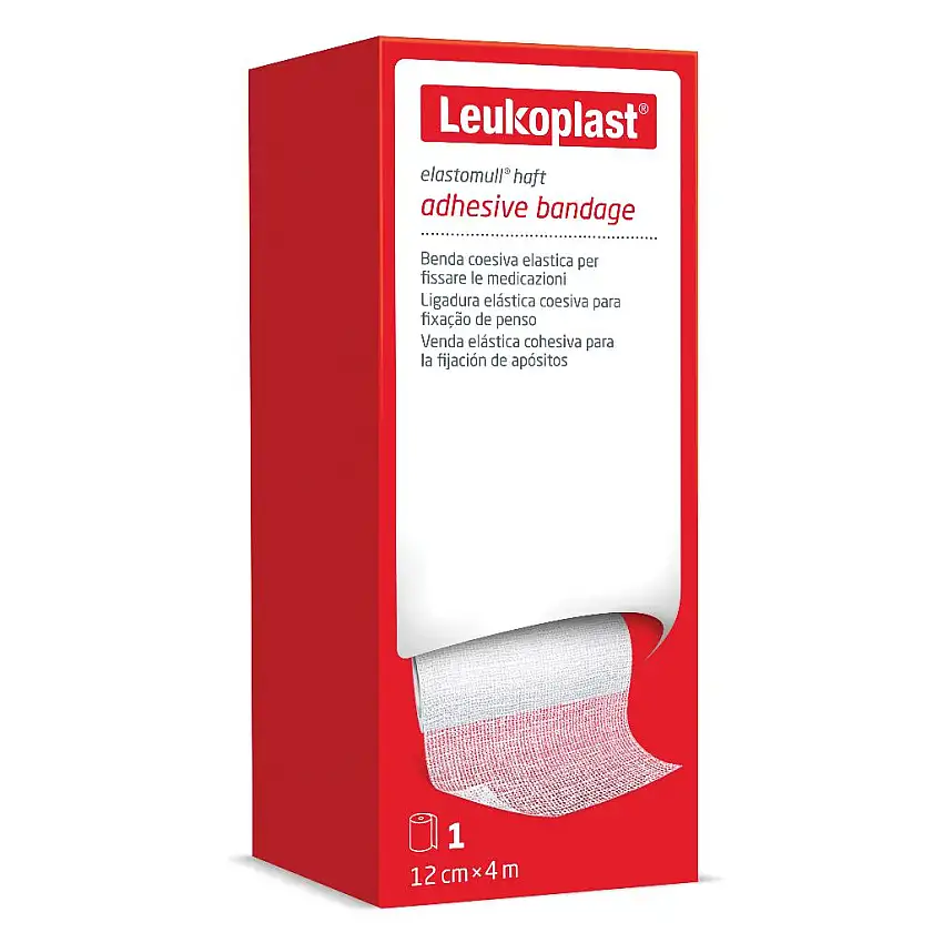 BENDA ELASTICA AUTOADESIVA ELASTOMULL HAFT COMPRESSIONE FORTE 12X400 CM