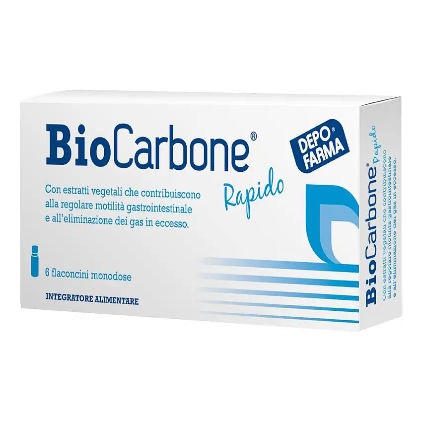 BIOCARBONE RAPIDO 6 FLACONCINI