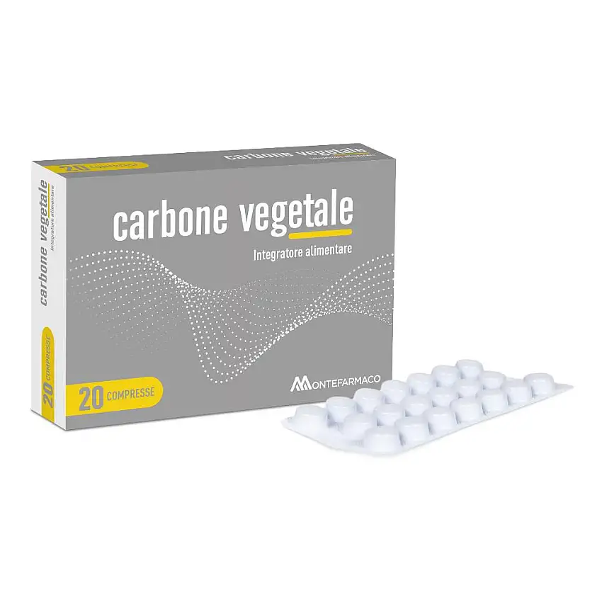 CARBONE VEGETALE 20 COMPRESSE