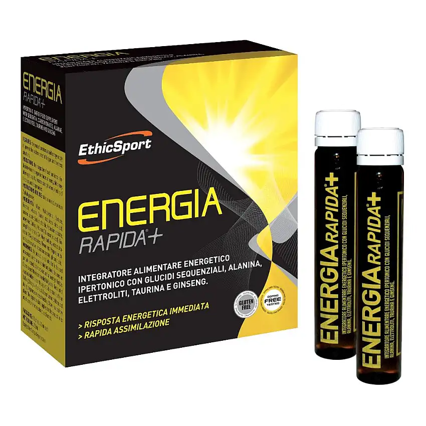 ETHICSPORT ENERGIA RAPIDA+ 10 FLACONCINI 25 ML