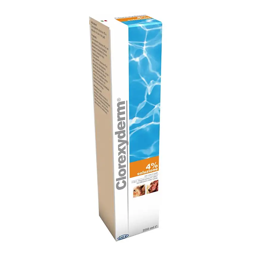 CLOREXYDERM SOLUZIONE 4% 250 ML