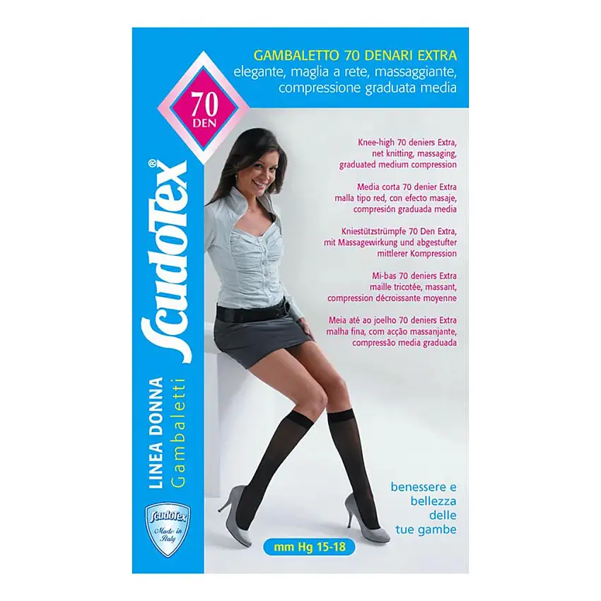 SCUDOTEX GAMBALETTO 70 EXTRA NERO 5