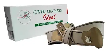 CINTO ERNIARIO IDEAL IN TESSUTO ELASTICO FORTE DESTRO GRIGIO FRANGIATO 100 CM