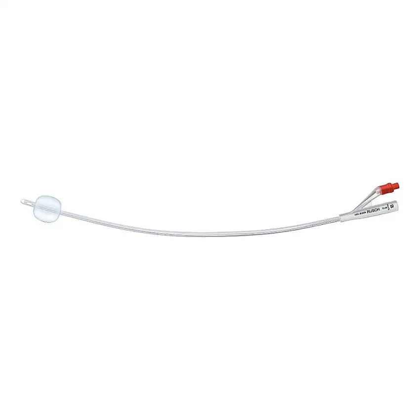 CATETERE VESCICALE IN SILICONE PROFILCATH PLUS SCANALATO 2 VIE CH18 LUNGHEZZA 31 CM PUNTA CILINDRICA 2 FORI CONTRAPPOSTI PALLONCINO 5 ML 1 PEZZO