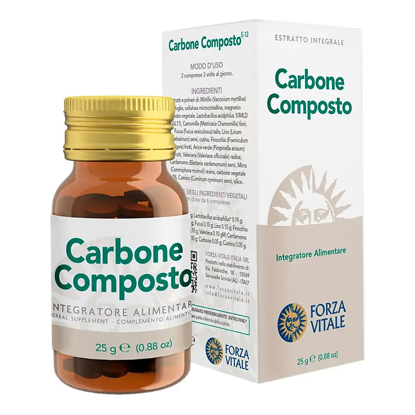 ECOSOL CARBONE COMPOSTO 60 COMPRESSE