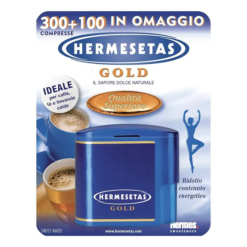 HERMESETAS GOLD 300+100 COMPRESSE 20 G