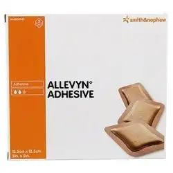 MEDICAZIONE IDROCELLULARE ADESIVA STERILE ALLEVYN ADHESIVE ALTAMENTE ASSORBENTE IN SCHIUMA DI POLIURETANO A STRUTTURA TRISTRATIFICATA 12,5X12,5CM 3 PEZZI