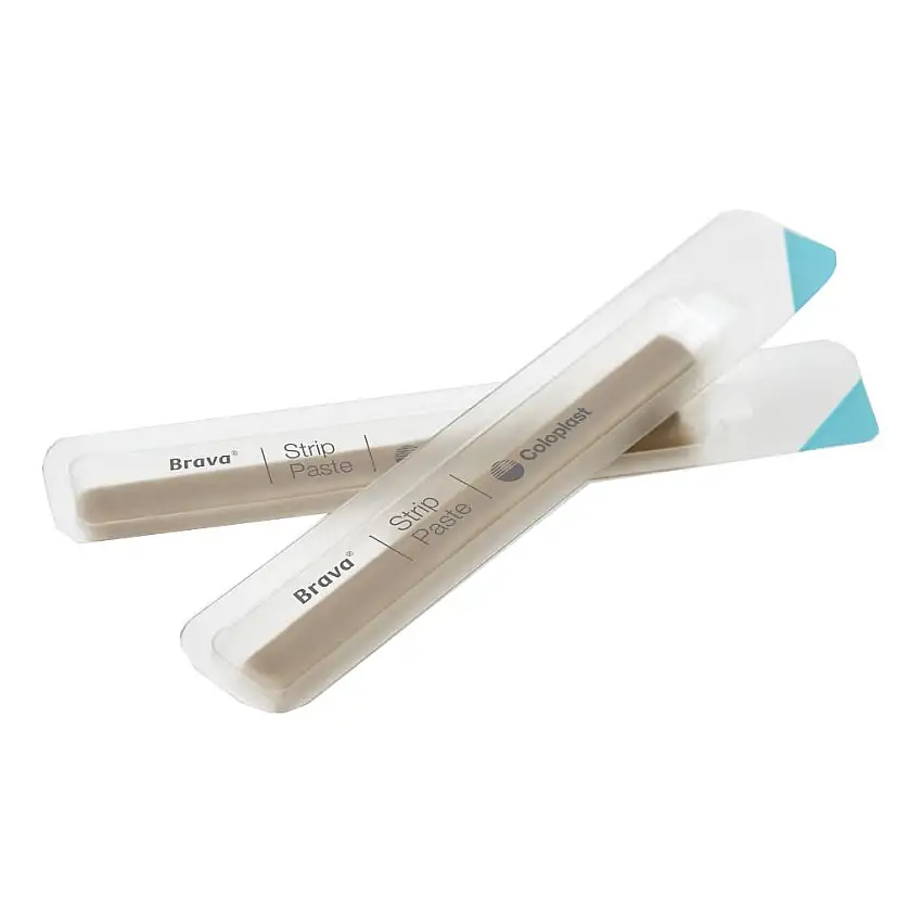 BRAVA PASTA IN STRISCE IDROCOLLOIDE NO ALCOL PER STOMIA 10 PEZZI