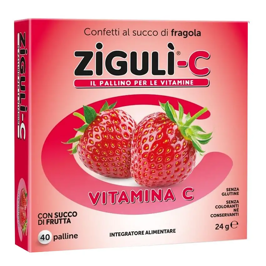 ZIGULI C FRAGOLA 40 CONFETTI 24 G