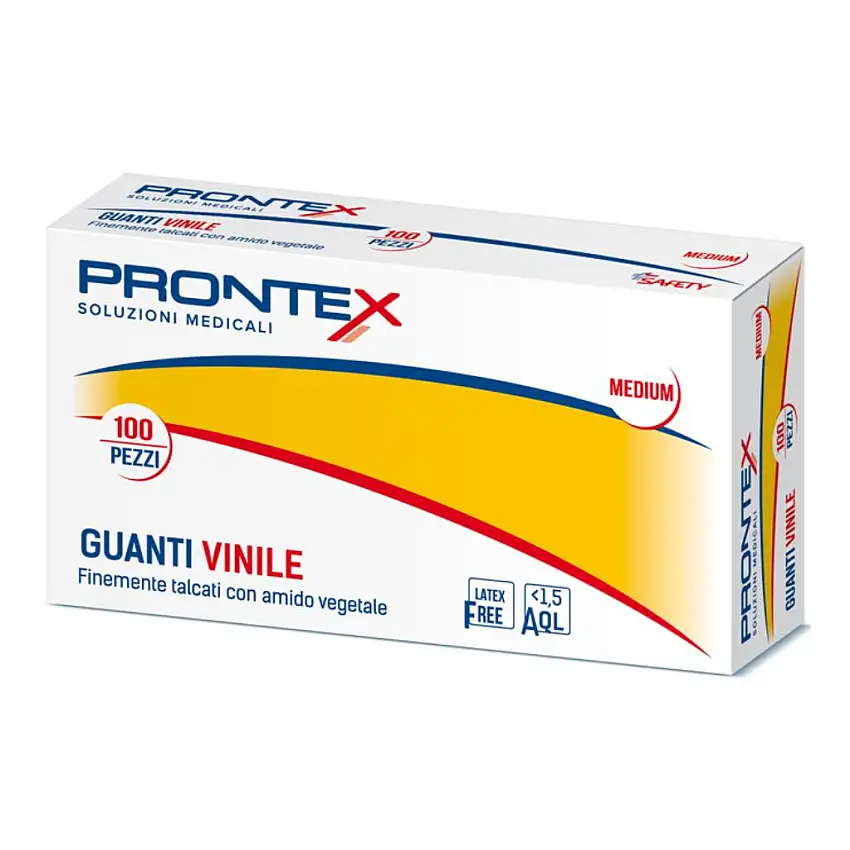 GUANTO PRONTEX VINILE GRANDE 100 PEZZI