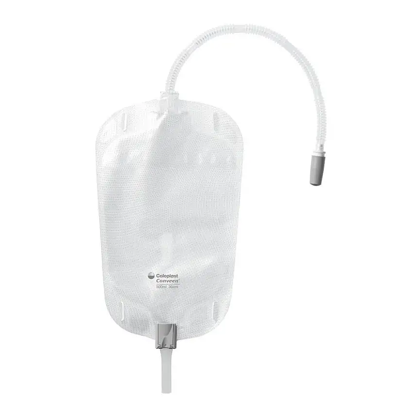 SACCA GAMBA RIUTILIZZABILE CONVEEN CAPACITA' 500ML LUNGHEZZA TUBO 30CM 8 PEZZI SENZA LACCETTI ARTICOLO 5160