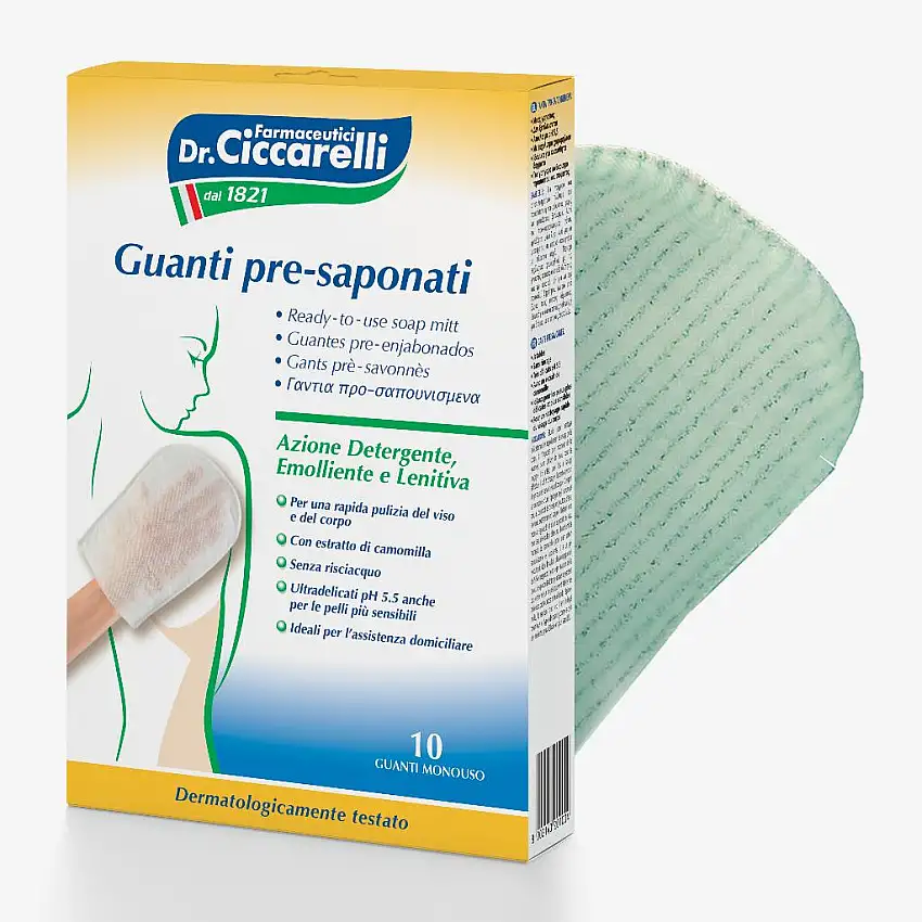CICCARELLI GUANTO PRESAPONATO 10 PEZZI