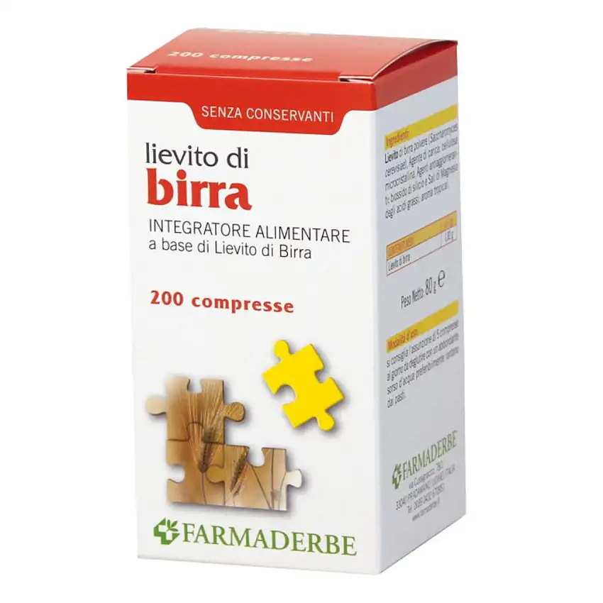 LIEVITO DI BIRRA 200 COMPRESSE