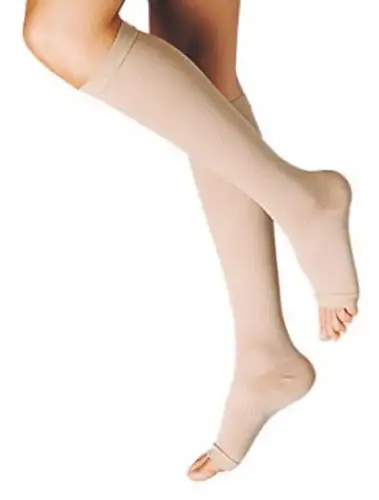 GAMBALETTO TERAPEUTICO DUALSAN A COMPRESSIONE DECRESCENTE KKL2 PUNTA APERTA BEIGE UNISEX 1 1 PAIO