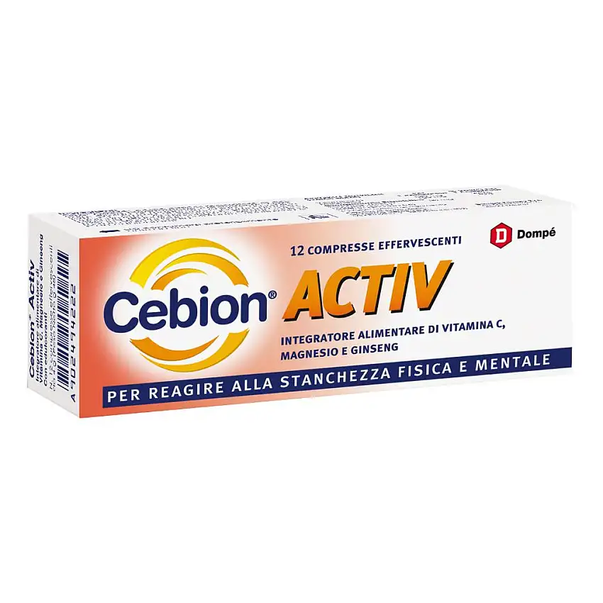 CEBION ACTIV 12 COMPRESSE EFFERVESCENTI