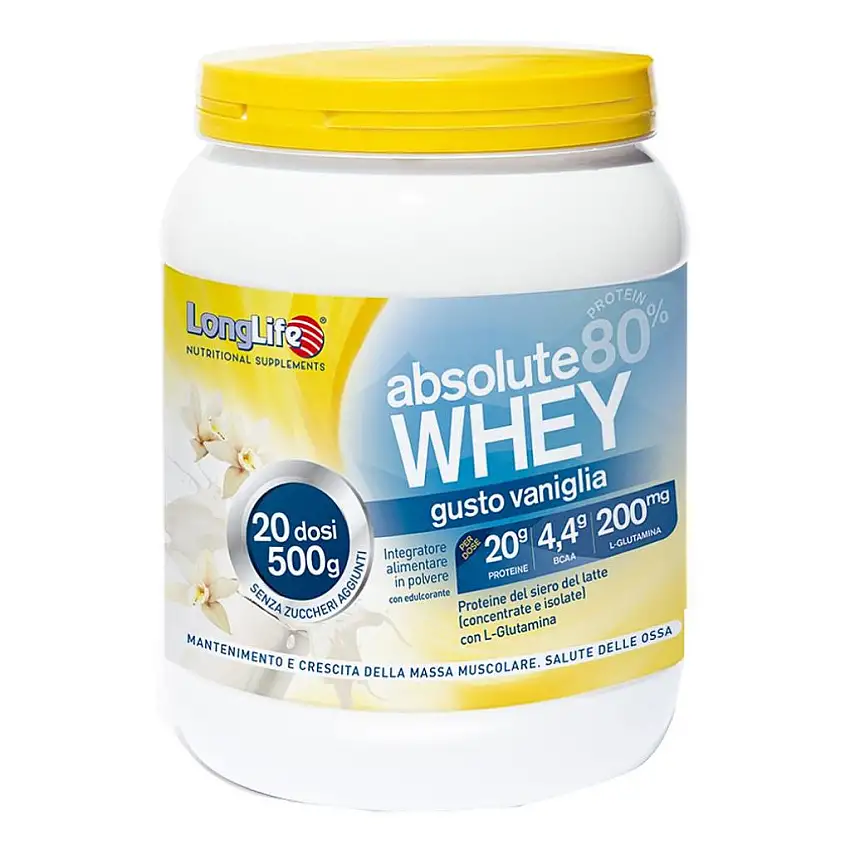 LONGLIFE ABSOLUTE WHEY VANIGLIA 500 G