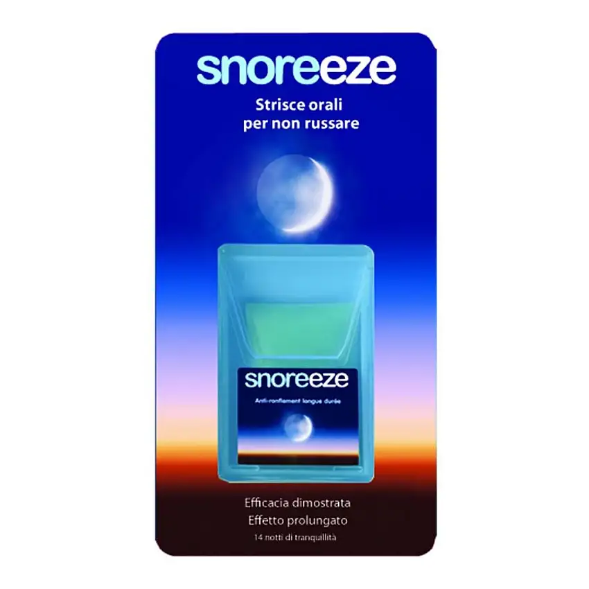 SNOREEZE ORAL STRIPS 14 PEZZI