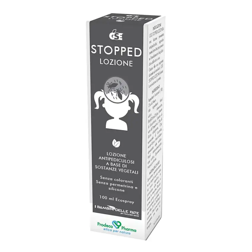 GSE STOPPED LOZIONE ECOSPRAY ELIMINAZIONE PIDOCCHI FLACONE DA 100ML