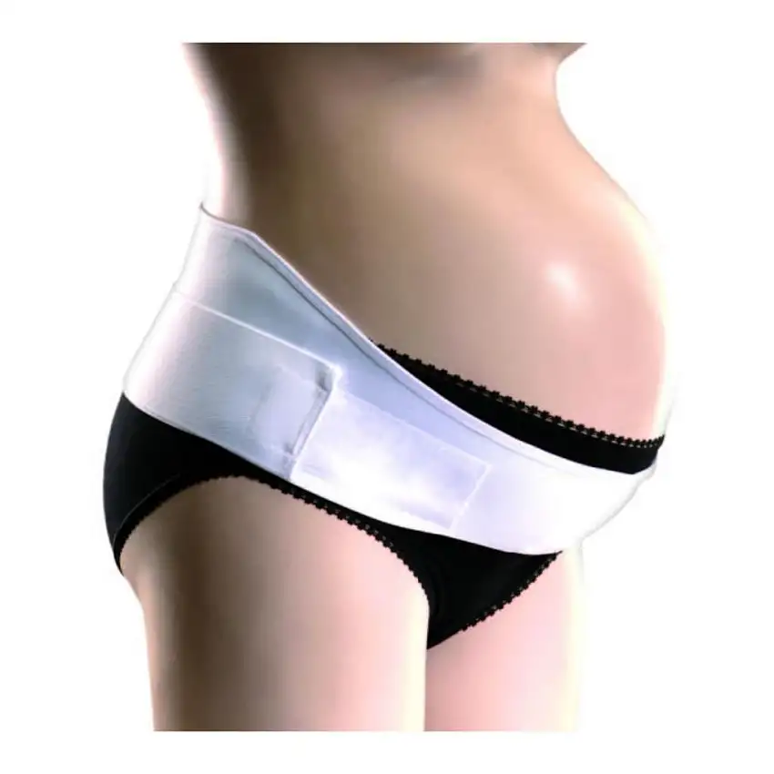 JOLIE MAMAN 1410 FASCIA REGOLABILE PER GESTANTE BIANCO L