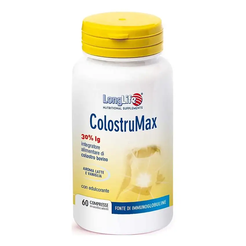 LONGLIFE COLOSTRUMAX 60 COMPRESSE MASTICABILI