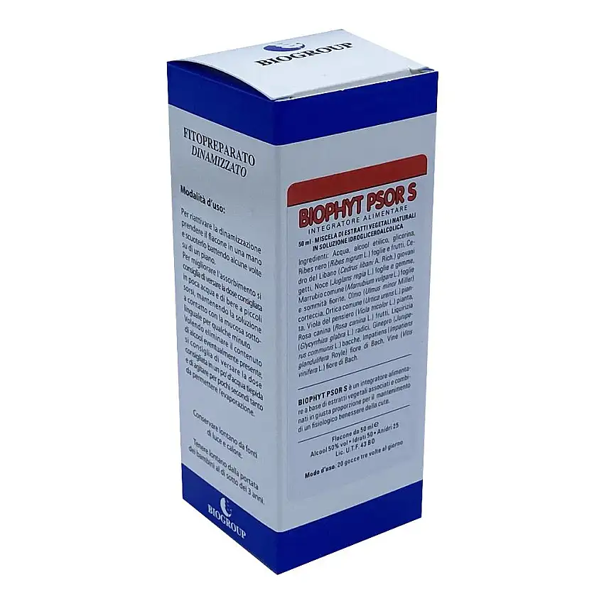 BIOPHYT PSOR S 50 ML SOLUZIONE IDROALCOLICA