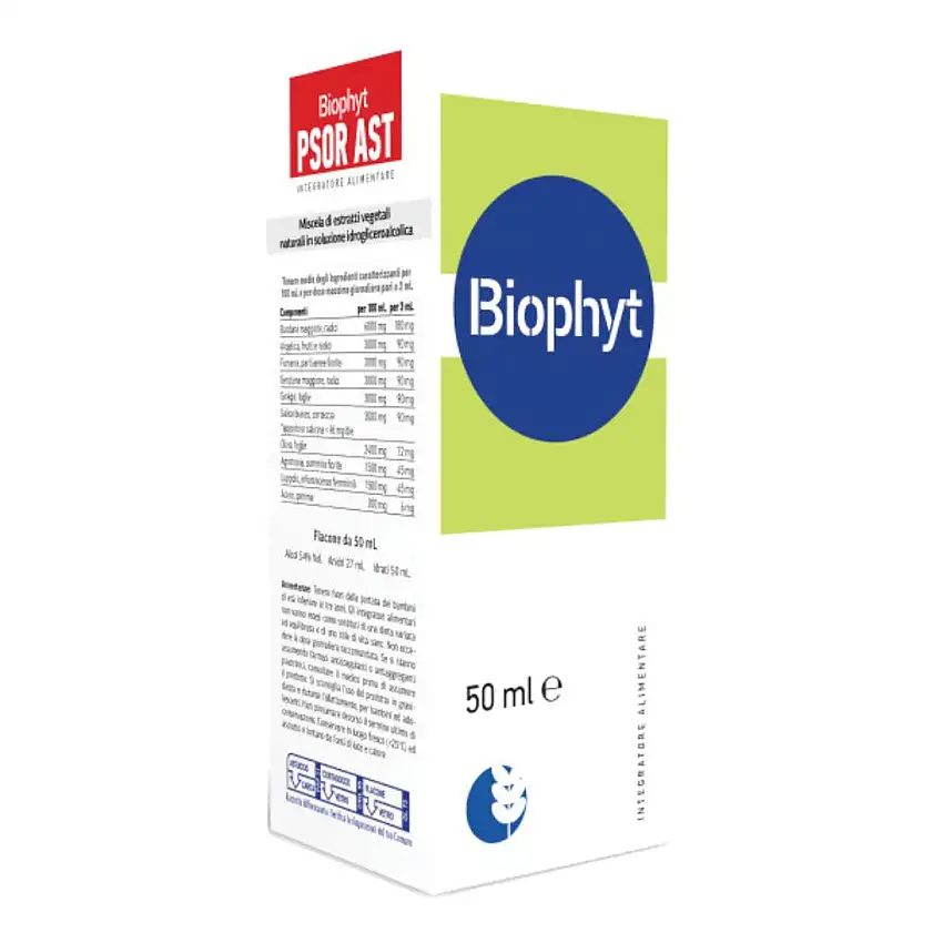 BIOPHYT PSOR AST 50 ML SOLUZIONE IDROALCOLICA