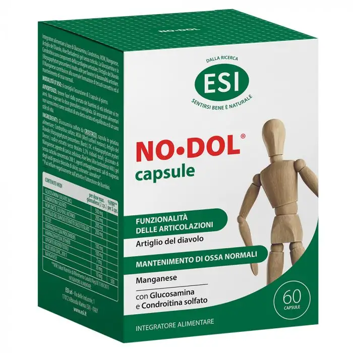 Esi No Dol Integratore Per Dolori Articolari E Muscolari 60 Capsule