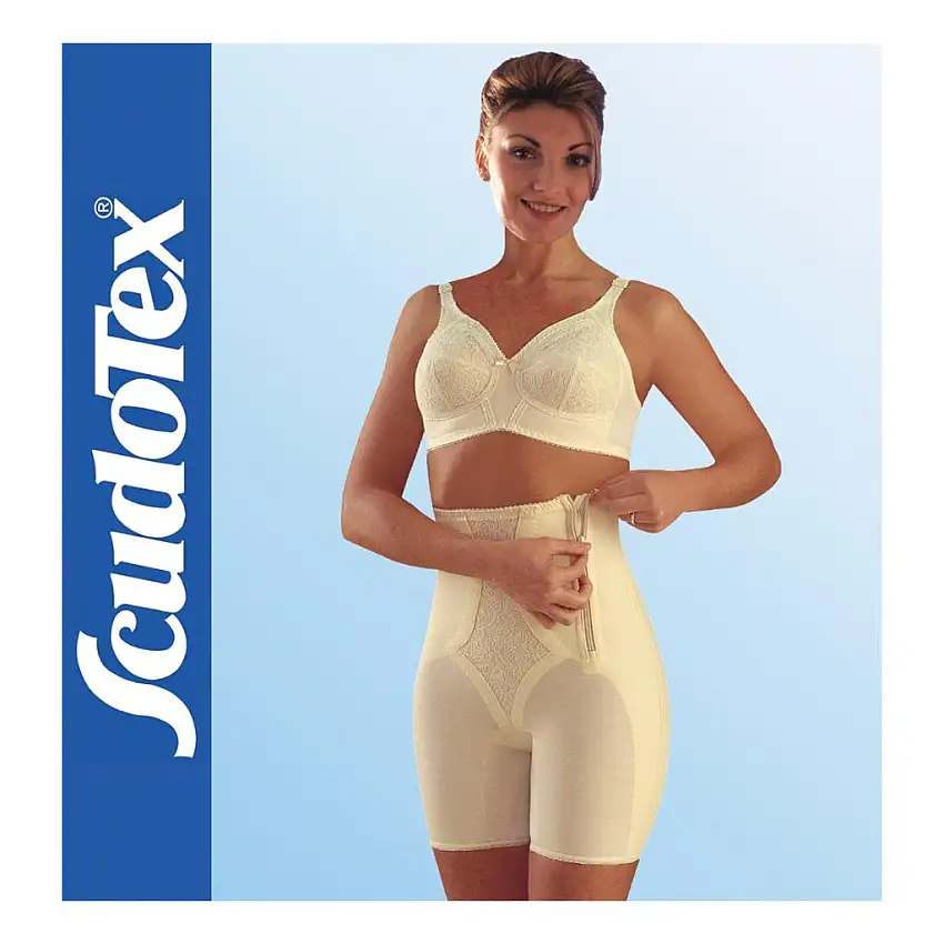 SCUDOTEX GUAINA MIRAGE BERMUDA CERNIERA CHAMPAGNE 7
