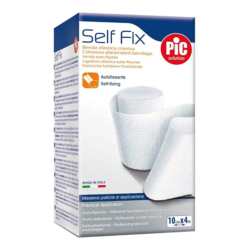 BENDA ELASTICA AUTOADESIVA PIC SELF FIX 6 CM X 20 M FUSTELLA