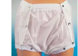 MUTANDA INCONT SERENA MDA INCONT SERENA L7, PRODOTTA IN PVC CON BORDI IN COTONE ELASTICIZZATO. INDICATA, CON L'INSERIMENTO DEL PANNOLONE, PER L'INCONTINENZA TEMPORANEA