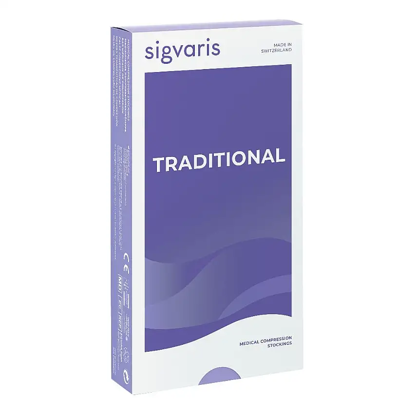 SIGVARIS 503 CCL2 COLLANT TRADITIONAL LUNGO PUNTA APERTA BEIGE L PLUS