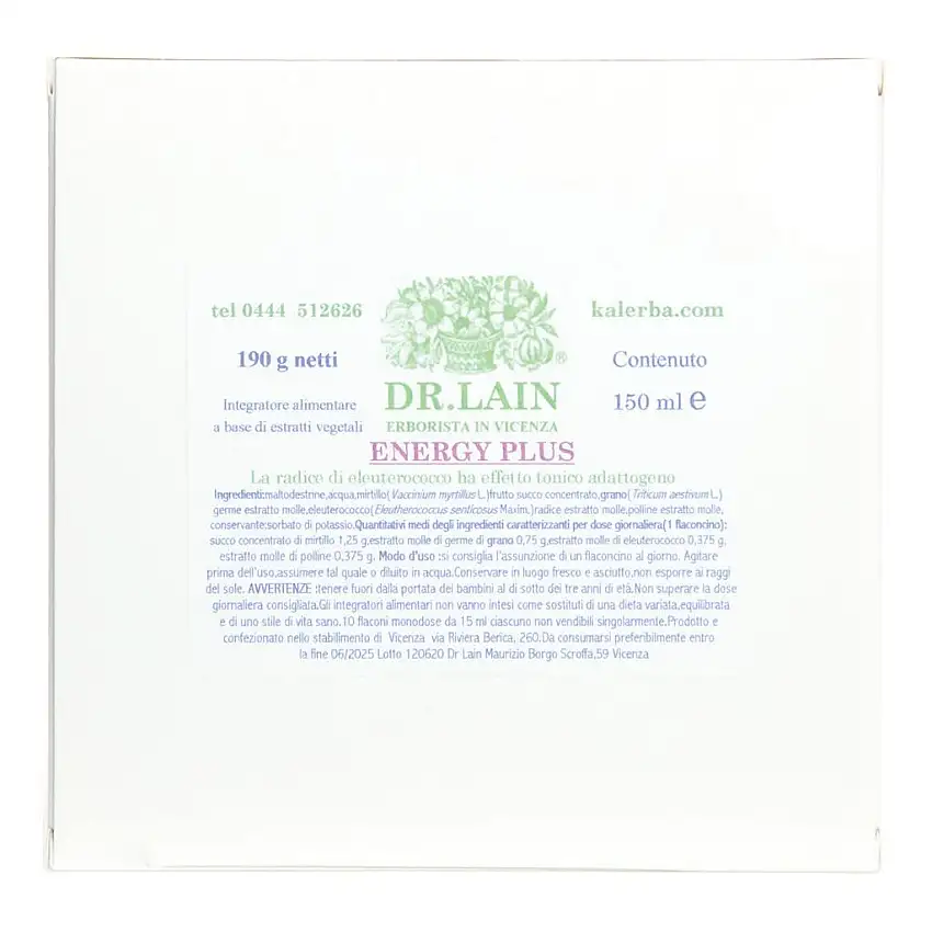ENERGY PLUS 10 FIALE 15 ML