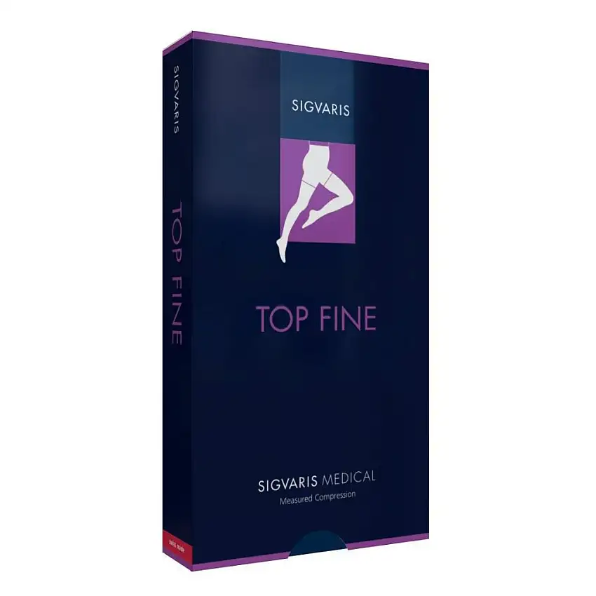 SIGVARIS 701 CCL2 TFQ CALZA COSCIA TOP FINE LUNGA PUNTA APERTA CRISPA S PLUS