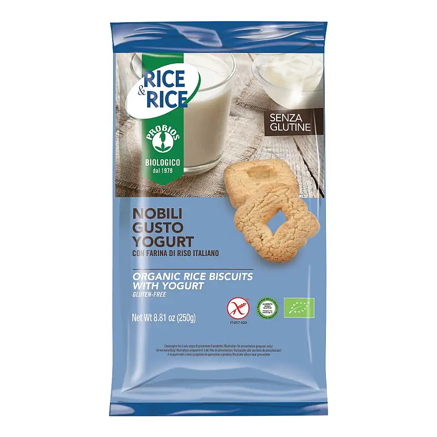 RICE&RICE NOBILI DI RISO CON YOGURT 250 G