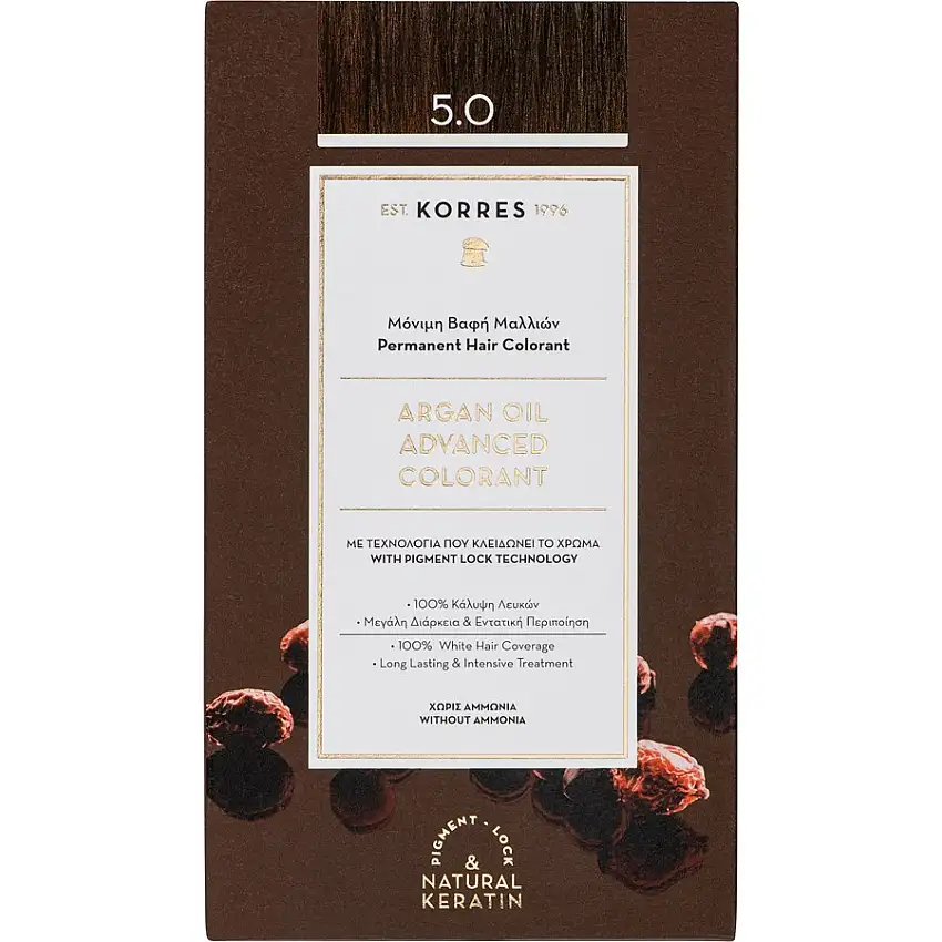 Korres Olio di Argan - Colorazione e cura Permanent Hair Colorant Argan Oil