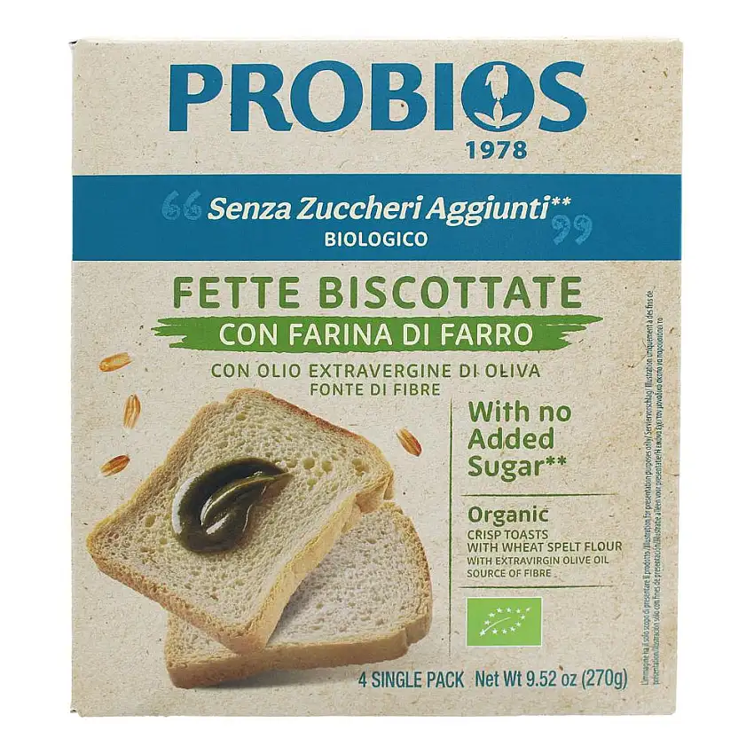 FETTE BISCOTTATE FARRO SENZA ZUCCHERO 270 G