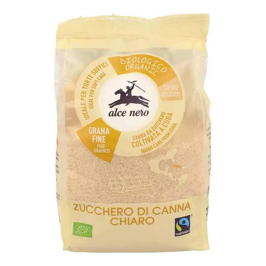 ZUCCHERO DI CANNA CHIARO BIO CUBA FAIRTRADE 500 G