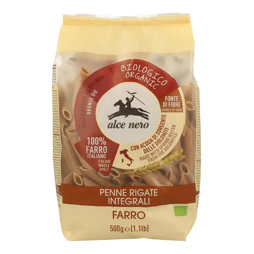 PENNE 100% FARRO INTEGRALE BIO 500 G