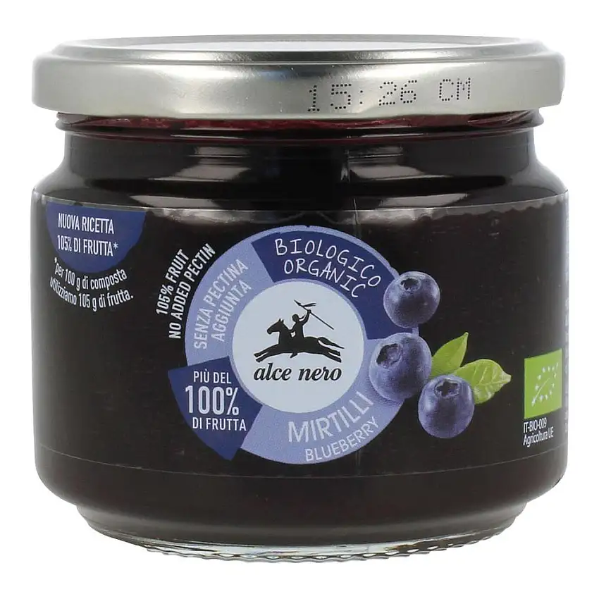 COMPOSTA DI MIRTILLI BIO 270 G