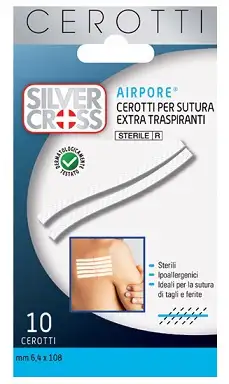 CEROTTO SILVER CROSS SUT AIRPORE 6,4X108 10 PEZZI