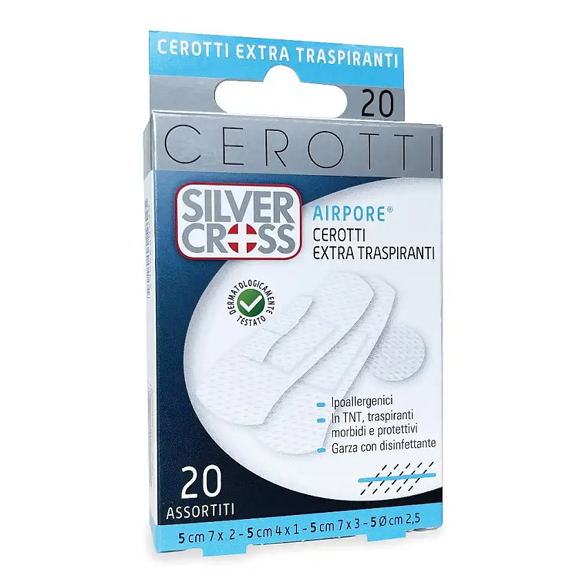 CEROTTI SILVER CROSS AIRPORE ASSORTITI 20 PEZZI