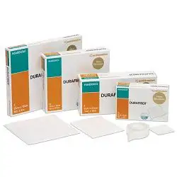 MEDICAZIONE STERILE IN FIBRE DI CELLULOSA ETILSOLFONATA GELICANTE DURAFIBER ASSORBENTE 10X10CM 10 PEZZI