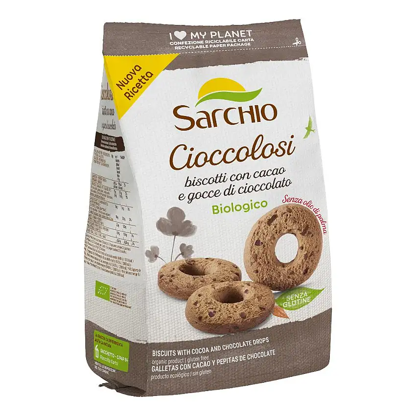 CIOCCOLOSI BISCOTTI GOCCE CIOCCOLATO 200 G