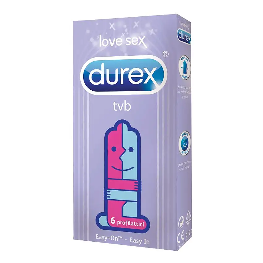 DUREX CONDOM TVB PROFILATTICO 6 PEZZI