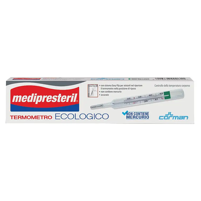 MEDIPRESTERIL TERMOMETRO ECOLOGICO SENZA MERCURIO