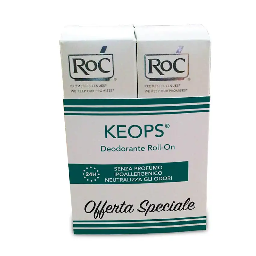 ROC KEOPS BUNDLE DEODORANTE ROLL-ON 30 ML X 2 PEZZI