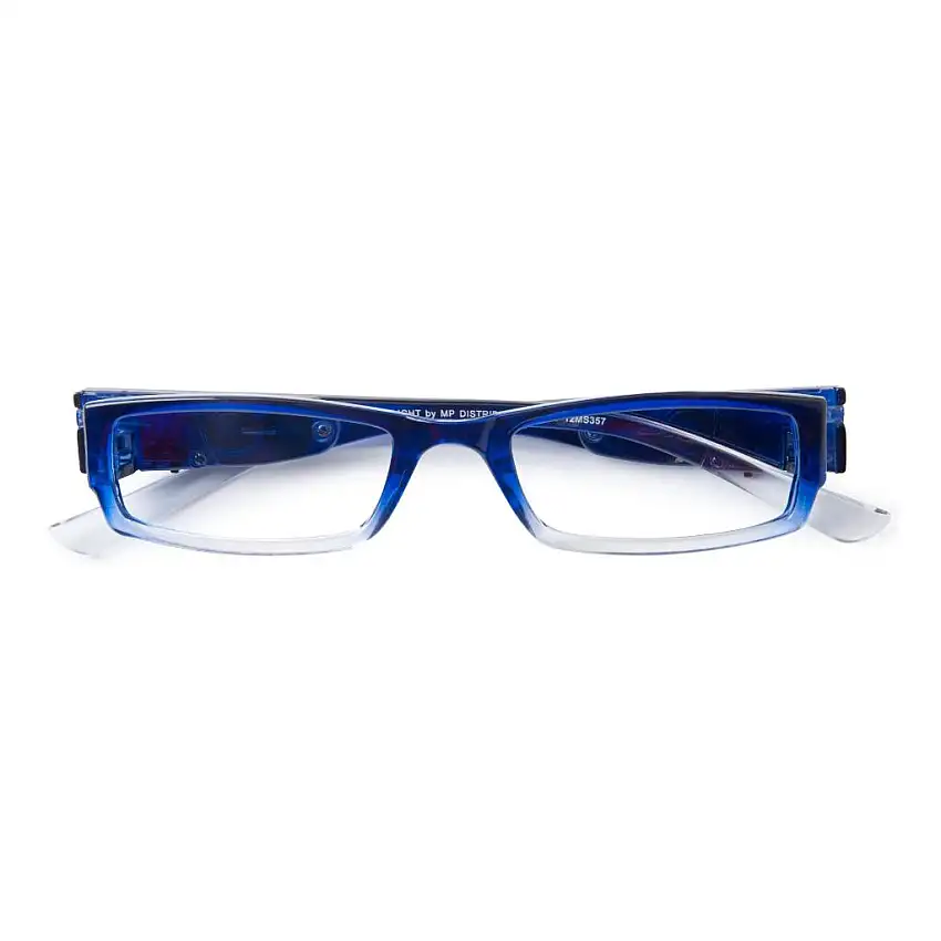 TWINS SILVER MOONLIGHT LED OCCHIALE PREMONTATO BLU +3