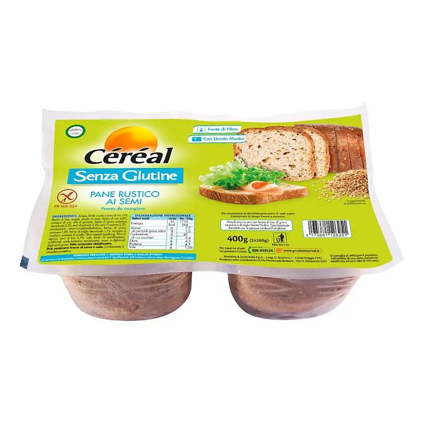 CEREAL PANE RUSTICO AI SEMI 400 G