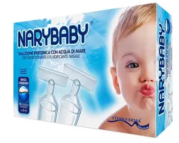 NARY BABY SOLUZIONE IPERTONICA 15 MONODOSE 5 ML